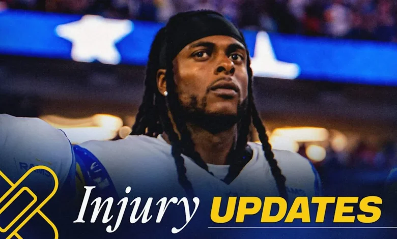 Head coach Sean McVay not ruling out wide receiver Davante Adams yet and will take that decision up to game time for Thursday Night Football at Seahawks; tight end Tyler Higbee and offensive lineman Rob Havenstein won't return from IR this week