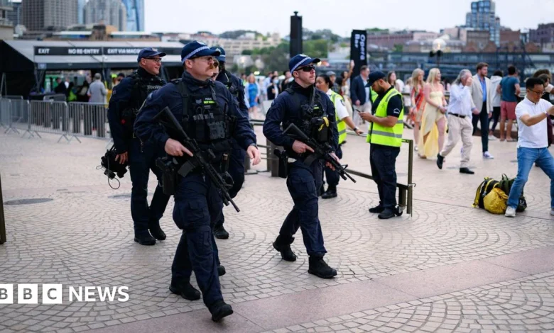 Heavy police presence in Sydney for New Year's celebrations after Bondi attack