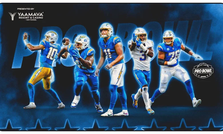 Herbert, Tuipulotu & Dicker Among 5 Chargers Named to 2026 Pro Bowl Games