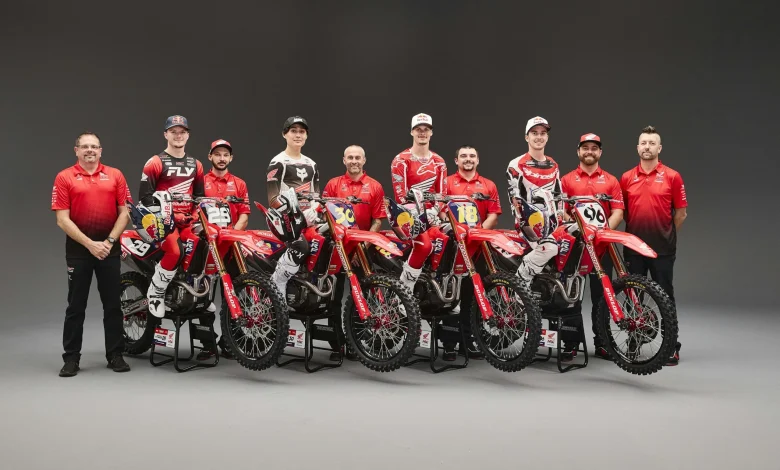 Honda HRC Progressive Confirms Returning Roster for 2026 SMX Season
