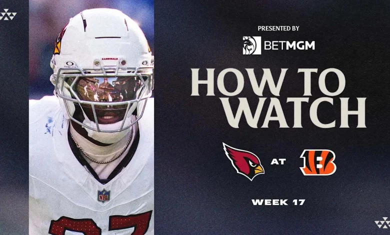 How To Watch: Cardinals at Bengals, Week 17