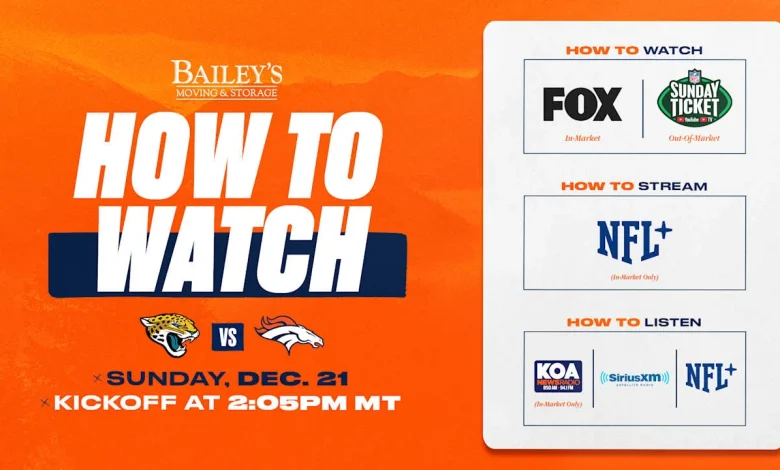How to Watch: Broncos vs. Jaguars