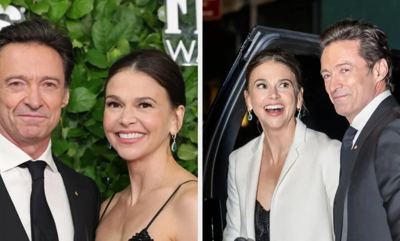 Hugh Jackman, Sutton Foster Attend Gotham Awards