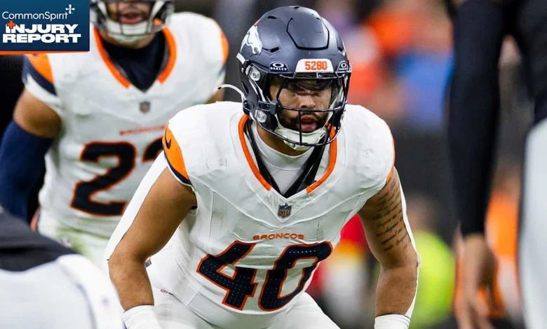 ILB Justin Strnad not assigned game status, 5 Broncos ruled out for ‘Thursday Night Football’ vs. Chiefs