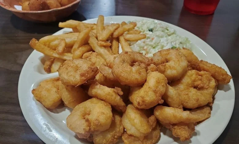 Imported shrimp served at restaurants touting local catch