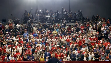 In North Carolina, Trump plans to visit a newly redrawn congressional district : NPR