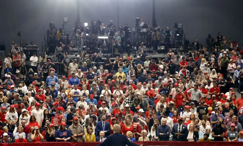 In North Carolina, Trump plans to visit a newly redrawn congressional district : NPR