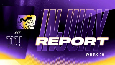 Initial Vikings vs. Giants Injury Report for Week 16 of 2025 - Vikings.com