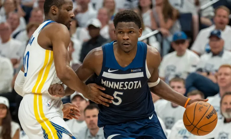 Injury Report: Anthony Edwards (right foot soreness) out vs. Warriors