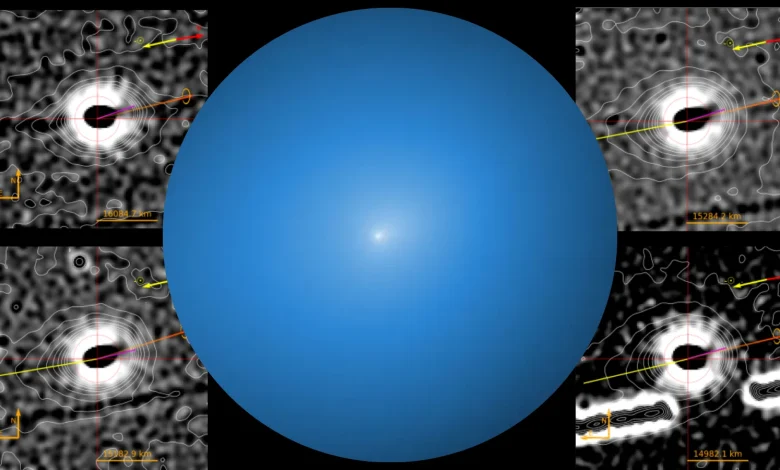 Interstellar comet 3I/ATLAS reveals weird wobbling jets in rare sun-facing tail