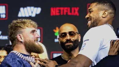 Jake Paul vs Anthony Joshua: Heated words exchanged between YouTube star and British heavyweight ahead of fight
