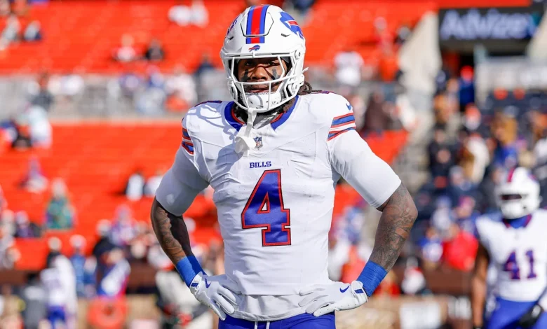 James Cook set to tie elite franchise record in Week 17 clash vs. Eagles