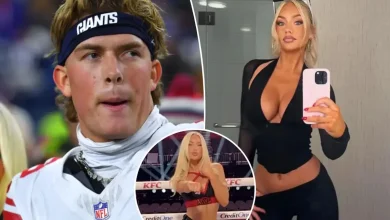 Jaxson Dart’s rumored girlfriend Marissa Ayers stuns during Jake Paul-Anthony Joshua fight