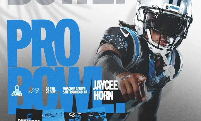 Jaycee Horn named to 2026 Pro Bowl Games