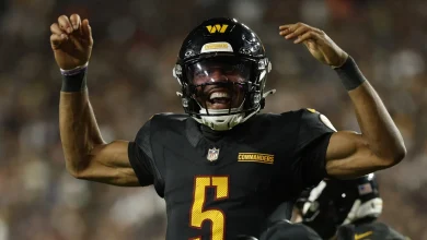 Jayden Daniels was full practice participant for first time since suffering elbow injury on Thursday