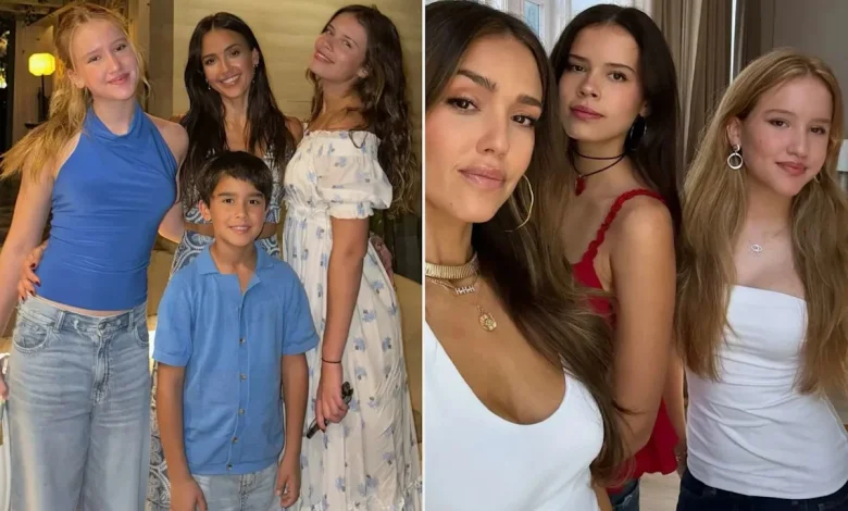 Jessica Alba's Daughters Honor and Haven Tower Over Her in New Snap from Their 'Perfect' Family Vacation