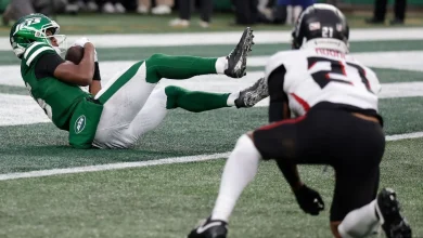 Jets' Adonai Mitchell gets redemption from gaffe, scores 1st TD