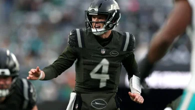 Jets undrafted rookie QB Brady Cook to make first NFL start Sunday vs. Jaguars