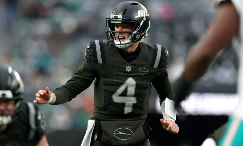 Jets undrafted rookie QB Brady Cook to make first NFL start Sunday vs. Jaguars