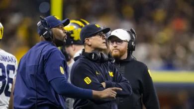 Jim Harbaugh "still processing" Sherrone Moore's firing at Michigan