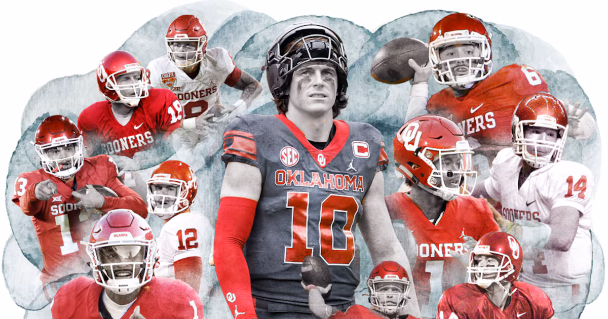 John Mateer has shot to take Oklahoma to heights that revered Sooners QBs of old couldn’t