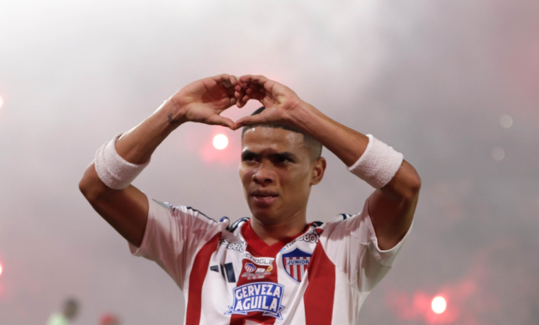 Junior vs. Tolima: José Enamorado hace una pintura y anota un golazo en la ida de la final; video