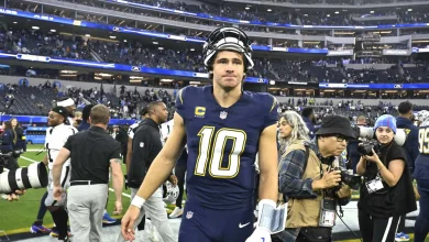 Justin Herbert not practicing today after left hand surgery