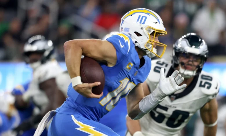 Justin Herbert's postgame X-rays were "clean for the most part"