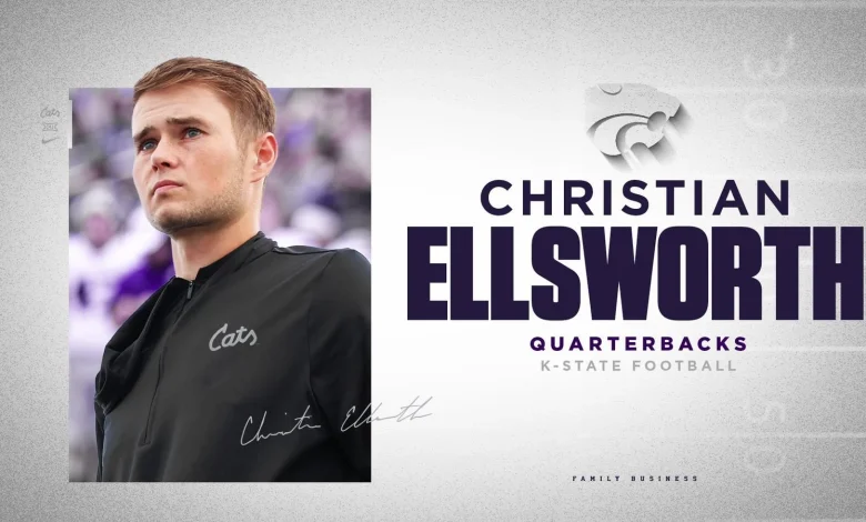 K-State Names Christian Ellsworth New Quarterbacks Coach