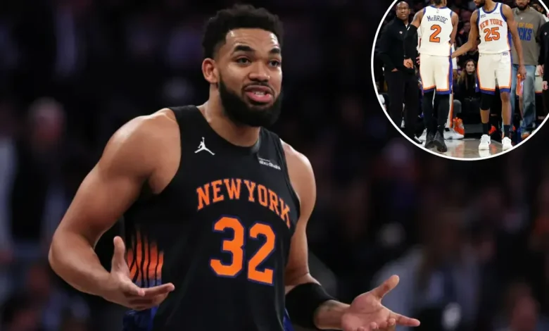 Karl-Anthony Towns misses Knicks’ game vs. Magic with injury as Miles McBride also exits