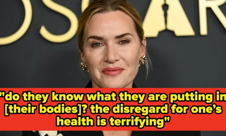 Kate Winslet Calls Out Weight-Loss Drugs