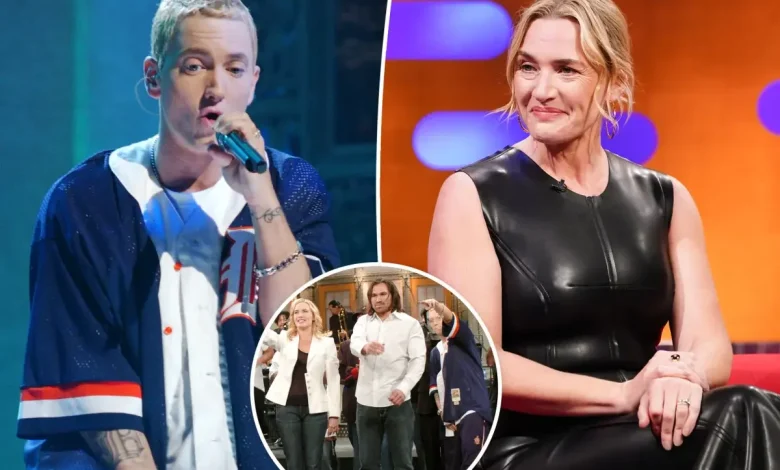 Kate Winslet reveals Eminem’s bizarre NSFW request when they were on ‘SNL’ together