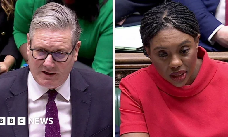 Kemi Badenoch challenges Keir Starmer on government's record in final PMQs of the year