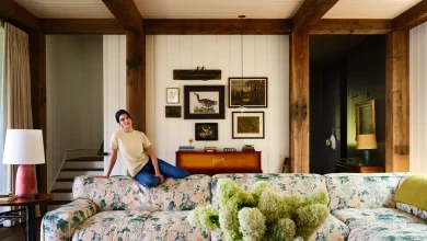 Kendall Jenner Gets Comfortable With Colorful Florals and Graphic Patterns in her Mountain Getaway