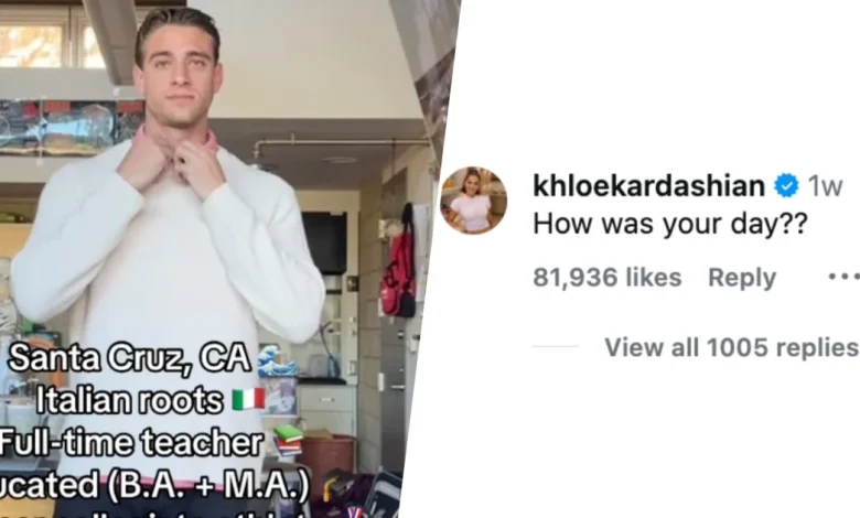 Khloé Kardashian Left a Flirty IG Comment on Teacher's Post: What Happened Next: EXCLUSIVE