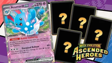 Koraidon ex, Azumarill ex, Groudon, and More from Mega Evolution—Ascended Heroes