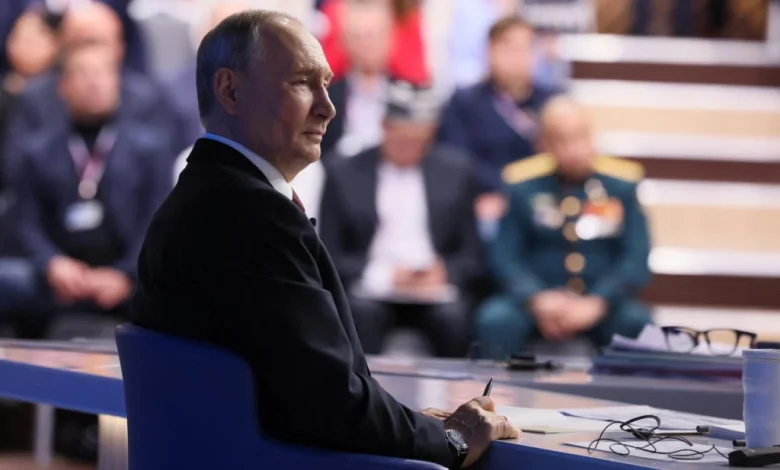 Kremlin’s military goals in Ukraine will be met, Putin says at annual news conference
