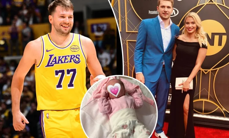 Lakers star Luka Doncic welcomes second baby girl with Anamaria Goltes