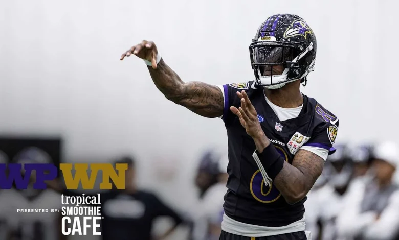 Lamar Jackson Sidelined for Ravens Walk-Through