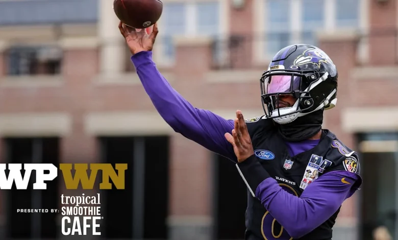 Lamar Jackson Sidelined for Second Straight Day With Back Contusion