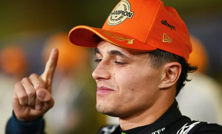 Lando Norris confirms he will use car number 1 next season after claiming maiden F1 World Championship