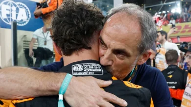 Lando Norris' dad rushed to be sick in toilet after devastating news on track