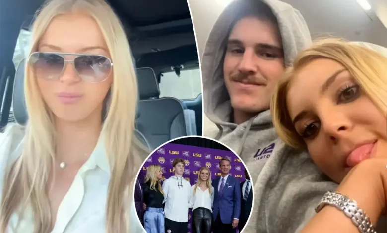 Lane Kiffin’s daughter Landry reveals LSU whirlwind in new video with Tigers boyfriend