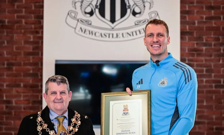 Latest. Dan Burn awarded Freedom of Blyth after stunning 2025 with Newcastle United
