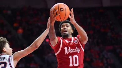 Lawrence, Sandfort Lift No. 23 Nebraska over No. 13 Illinois - University of Nebraska