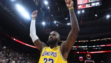 LeBron James says his assist was ‘the perfect way’ for scoring streak to end