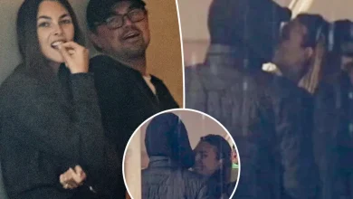 Leonardo DiCaprio and Vittoria Ceretti share sweet kiss in rare PDA moment