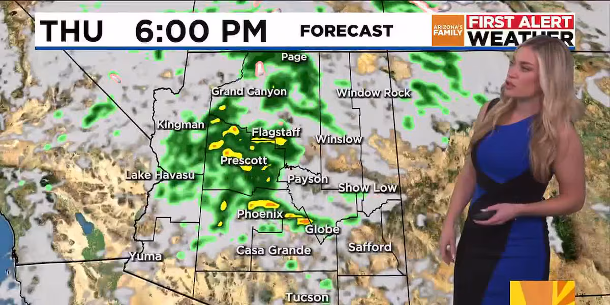 Light showers expected on New Year’s Day in metro Phoenix