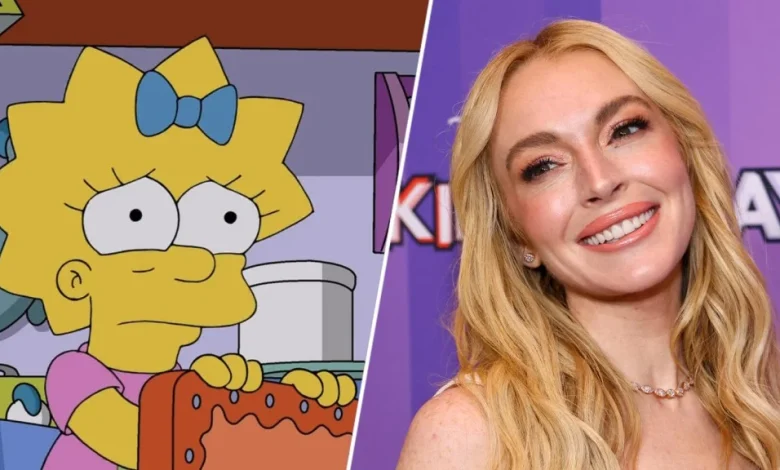 Lindsay Lohan Teases 'The Simpson' Appearance As Future Maggie