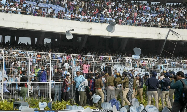 Lionel Messi’s India tour organiser detained and denied bail after ‘deeply disturbing’ chaos